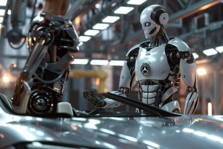 Roboty podobne do ludzi będą składać Mercedesy. Zabiorą pracę zwykłym pracownikom?