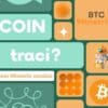 Grafika z napisem: "Bitcoin traci?". Logo BTC i dolara