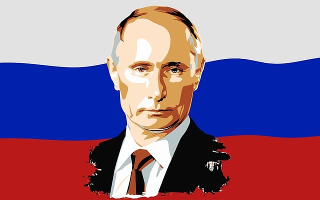Rosja, Władimir Putin, flaga