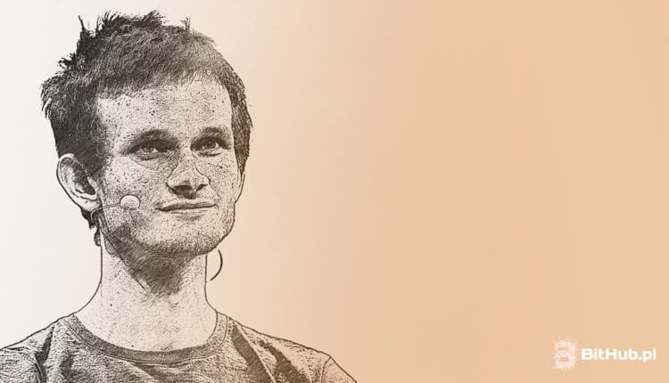 Vitalik Buterin na wyblakłym tle