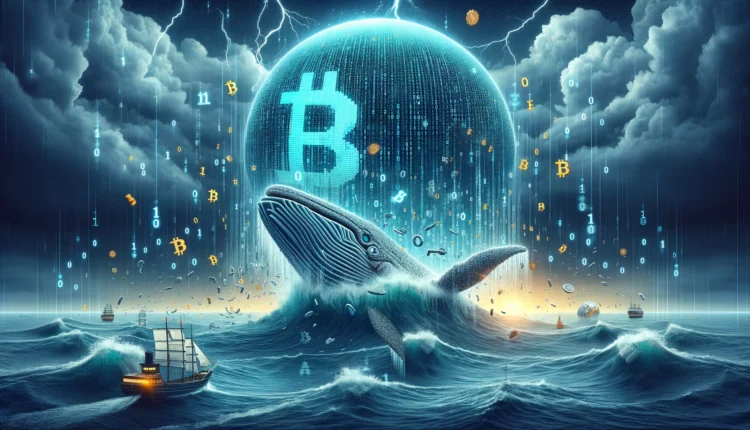 Wieloryb na morzu Bitcoina wynurza się na powierzchnię