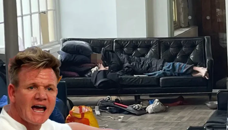 gordon ramsay w swoim pubie okupowanym przez bezdomnych
