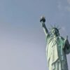 Widok pomnika Statui Wolności w USA
