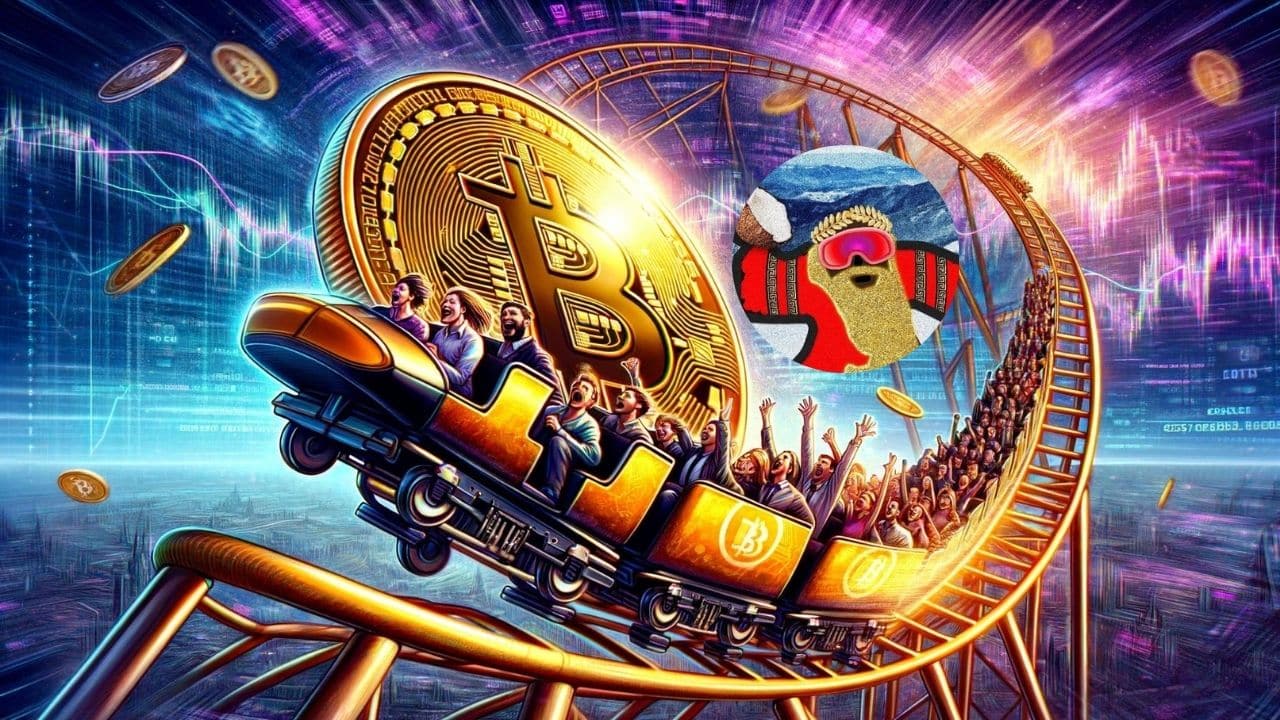 Bitcoin na karuzeli-rollercoasterze
