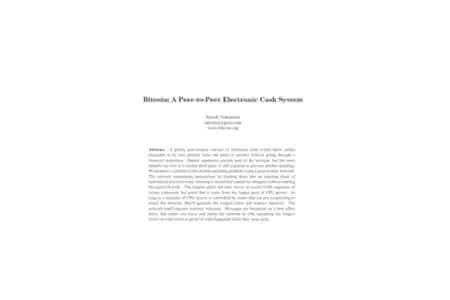 Bitcoin Whitepaper powraca na stronę Bitcoin.org. Co się stało?