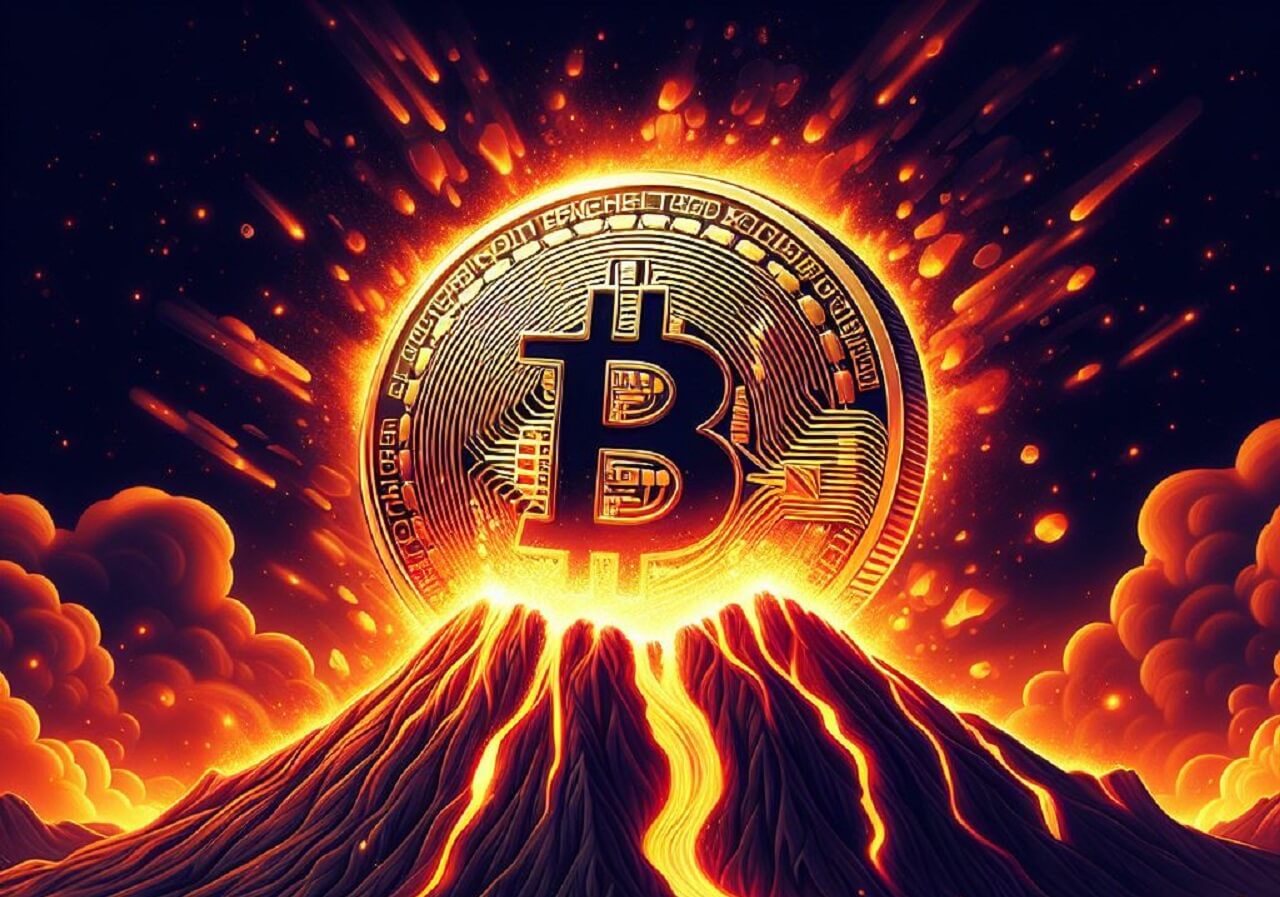 Bitcoin na szczycie wulkanu