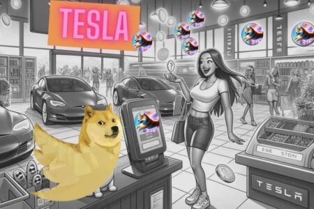 Dogecoin z byczym sygnałem od Tesli. Czy Dogeverse urośnie na fali Doge?
