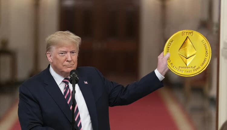 Portfolio kryptowalutowe byłego prezydenta USA rośnie dzięki TRUMPCoin i wzrostowi Ethereum