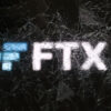 logo FTX za szybą