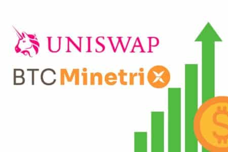 Bitcoin Minetrix debiutuje na zdecentralizowanej giełdzie Uniswap