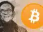 Robert Kiyosaki, obok niego kryptowaluta Bitcoin