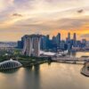 Singapur – widok na port
