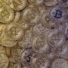 Stos monet Bitcoin