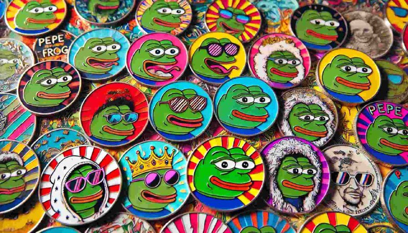 Sterta monet z wizerunkiem Pepe.