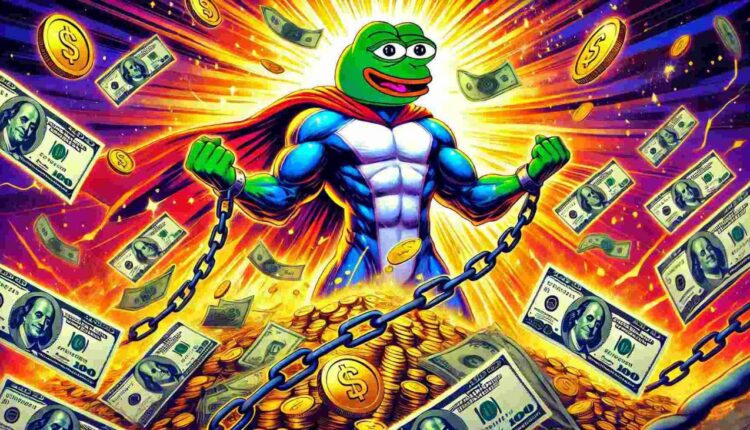 Boom memcoinów — Pepe wzrasta 24% w 24 h, a ulepszona wersja Pepe Unchained zbiera blisko 4 mln USD w przedsprzedaży