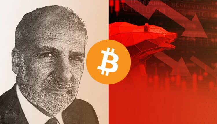 Cena Bitcoina spadnie jeszcze niżej? Peter Schiff: „szykujcie się na zjazd”. Podał datę