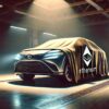 prezentacja samochodu marki toyota z logiem Ethereum