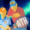 Bitcoin naśladuje złoto w drodze po nowe ATH.