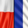 Flagi Polski i Francji