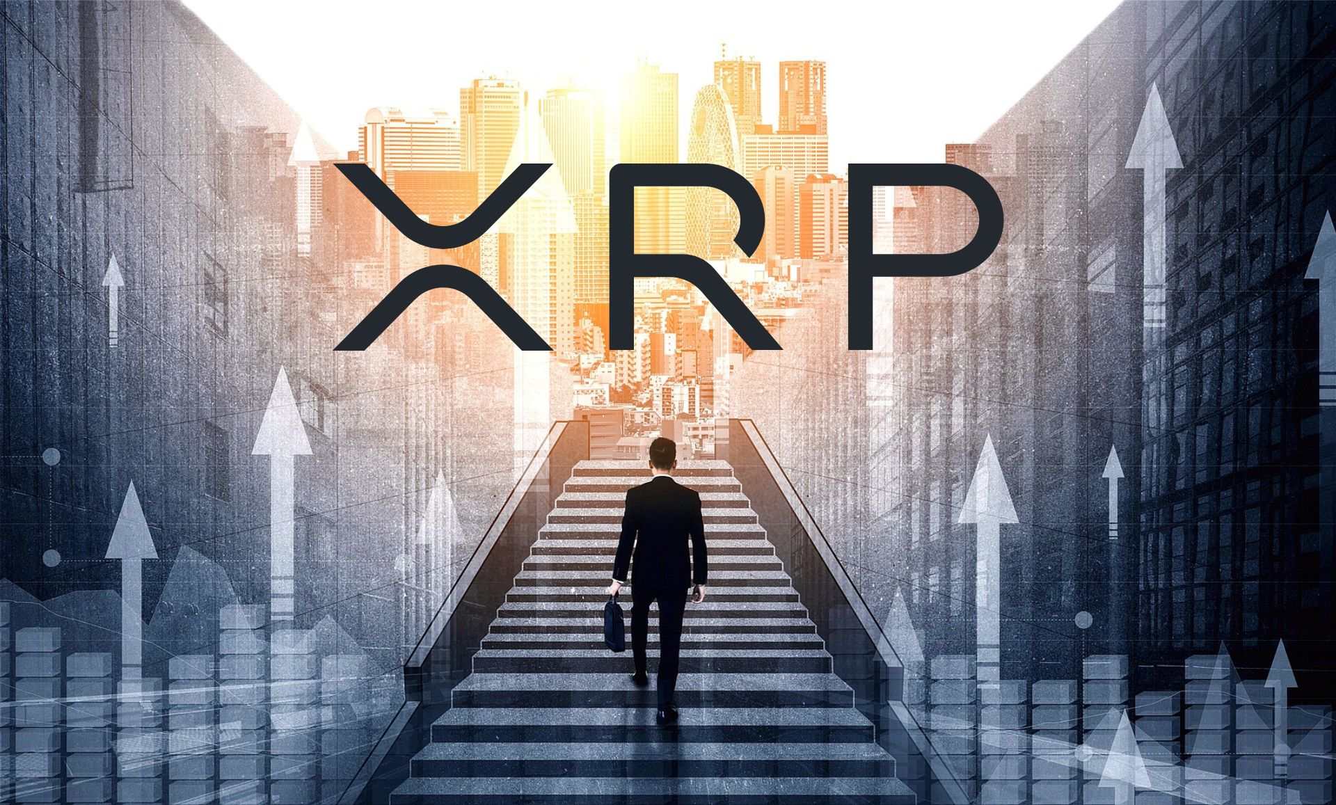 Droga do sukcesu, logo Ripple (XRP).