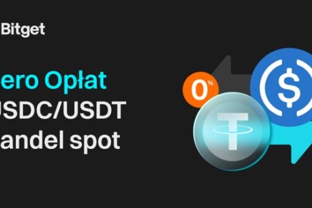 Bitget wprowadza zerowe opłaty transakcyjne w handlu spot dla pary USDC/USDT
