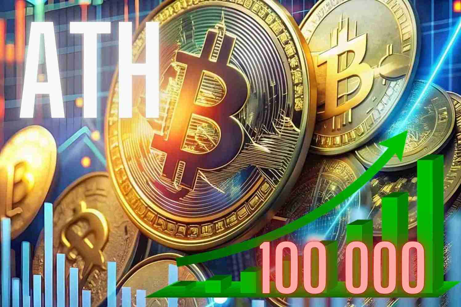 Bitcoin osiąga nowe ATH - 100 tys.