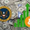 SEC notuje wzrost środków w ramach egzekucji w sprawach kryptowalutowych.