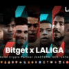 Grafika informująca o nowym partnerstwie Bitget.