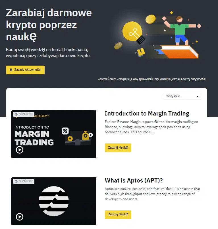 darmowa kasa za quizy na binance