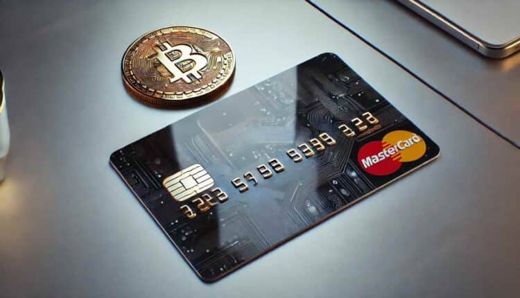 karta mastercard służąca do płatności kryptowalutami