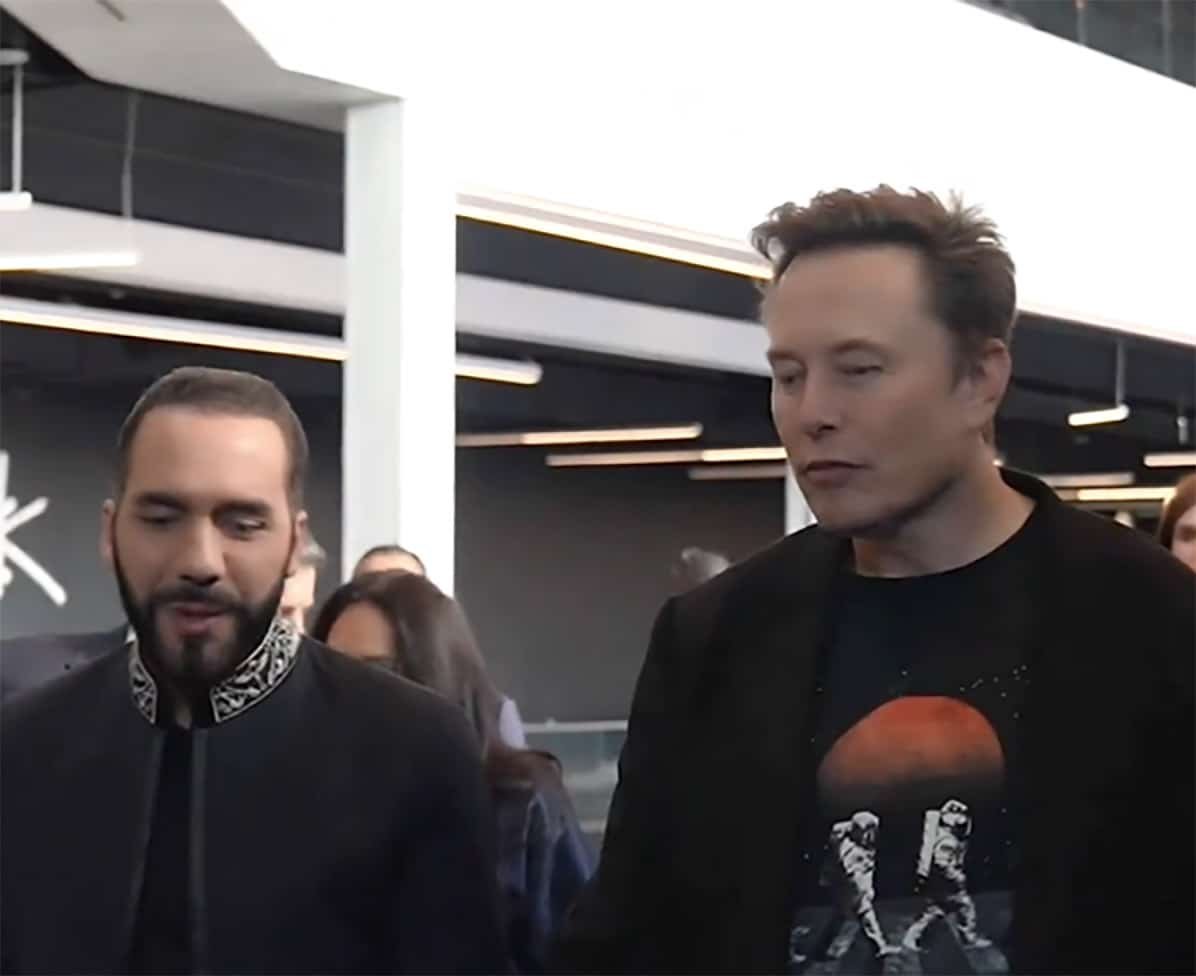 Nayib Bukele i Elon Musk