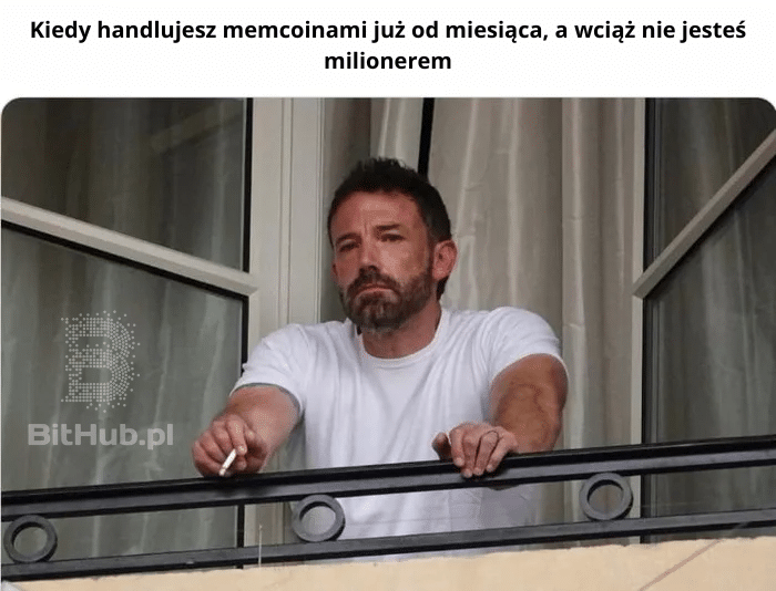 Kiedy handlujesz memcoinami już od miesiąca a wciąż nie jesteś milionerem