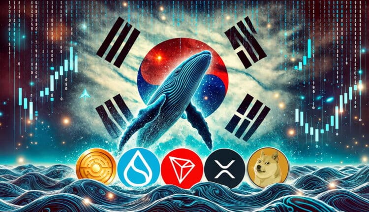 Korea Południowa wspiera rynek kryptowalut: najlepsze monety kupowane przez koreańskie wieloryby