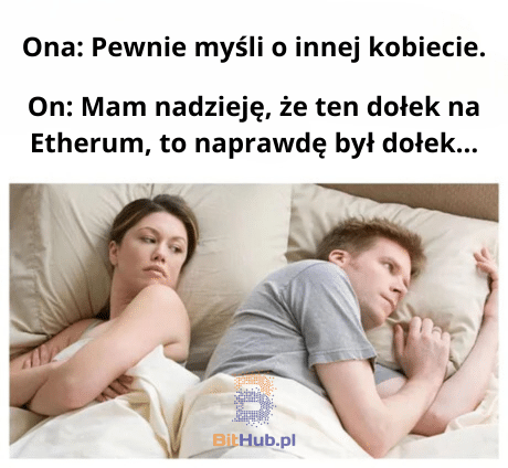 Mam nadzieję, że ten dołek na Ethereum