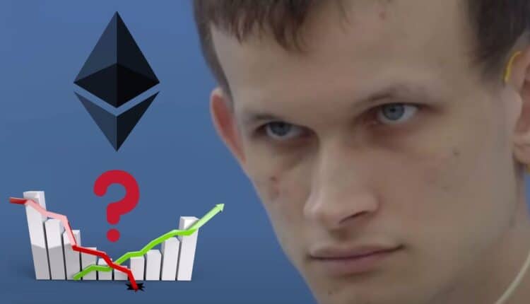 Zmartwiony VItalik Buterin i prognozy dla Ethereum.