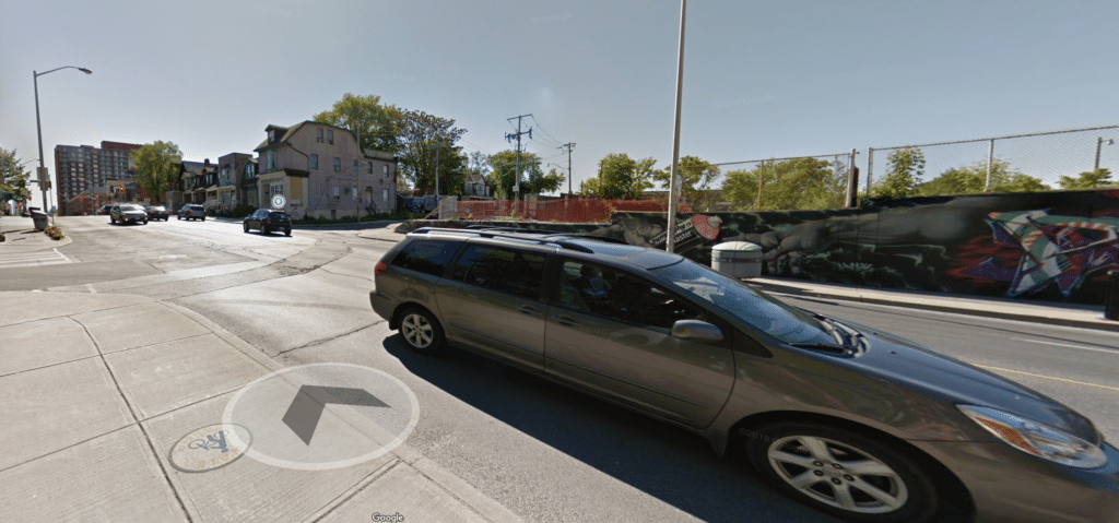 Przykładowe zdjęcie z Toronto na platformie Google Maps dzięki funkcji "Street View", źródło: maps.google.com