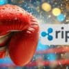 Ripple (XRP) wyprowadza cios. Rękawica bokserska.
