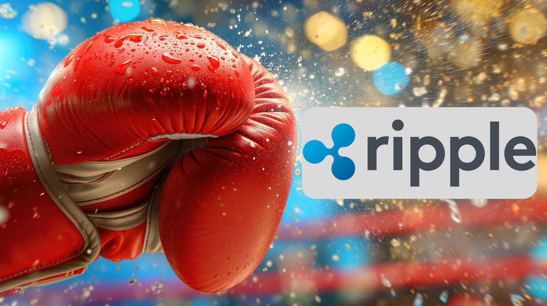 Ripple (XRP) wyprowadza cios. Rękawica bokserska.