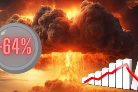Popularna kryptowaluta straciła aż 64% w ciągu jednego dnia. Co się stało?