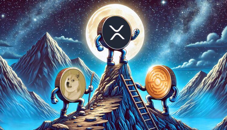 XRP osiąga 3-letnie maksimum, osiągając 1$ i pokonując DOGE — czy przedsprzedaż może je przebić?
