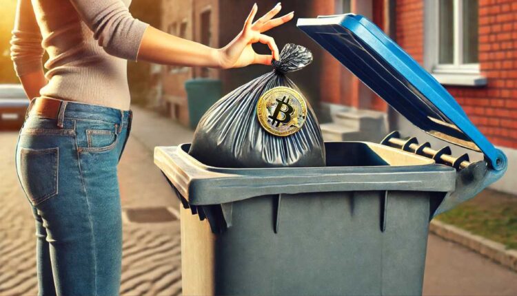 Była dziewczyna wyrzuciła jego setki tysięcy w Bitcoinach na śmietnik. „To on mnie o to poprosił!”