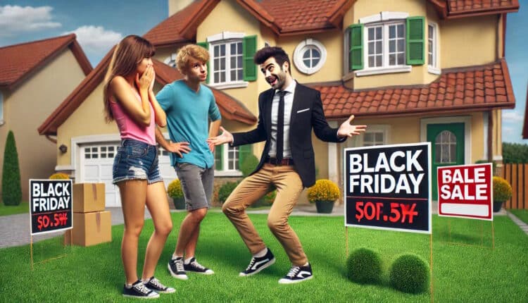 sprzedaż domu w Black Friday
