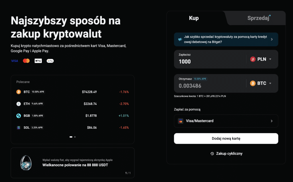 bitget jak zacząć z bitcoinem
