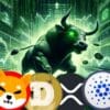 SHIB, DOGE, XRP i ADA, w tle rynek byka.