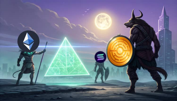 Główne kryptowaluty do obserwowania — Minotaurus (MTAUR), Ethereum (ETH) i Solana (SOL)