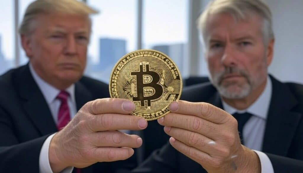 michael saylor donald trump bitcoin