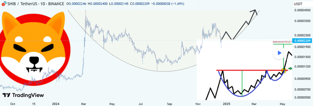 Shiba Inu – price chart