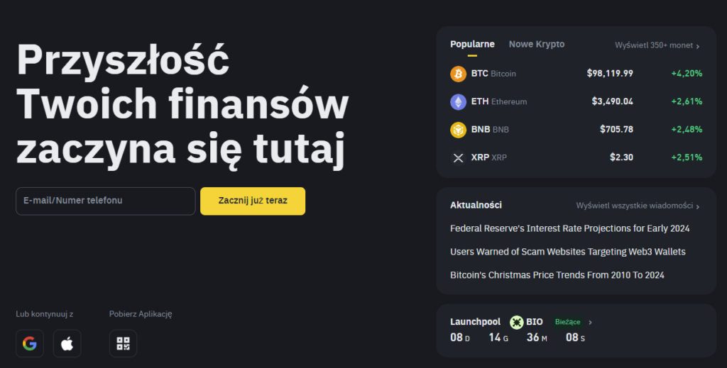 giełda binance