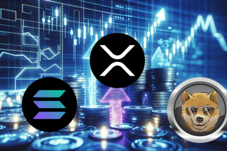 XRP przewyższa Solanę, a Dogecoin zbiera się, by wyprzedzić Cardano i wzrosnąć o 1300%