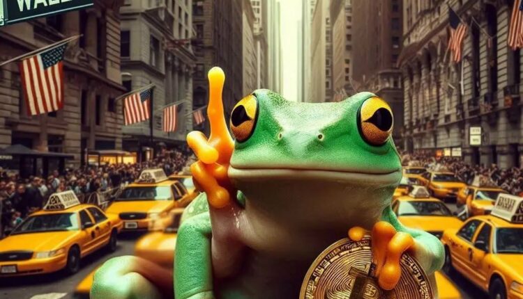 Żabi skok na Wall Street: nowy memecoin rzuca wyzwanie wielorybom